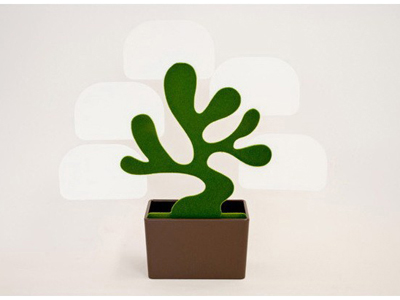 Desk Bonsai Storage Box & Note Plate Tree