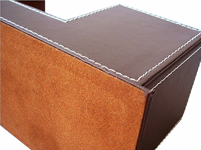 Desktop PU Leather Storage Box