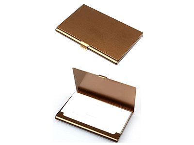 Aluminum Business Card Holder 