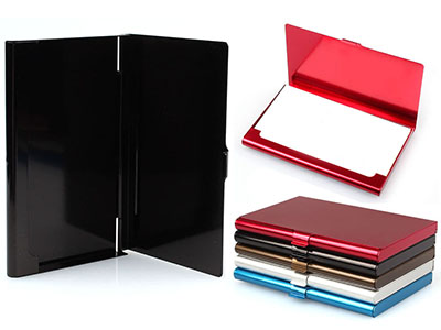 Aluminum Business Card Holder 