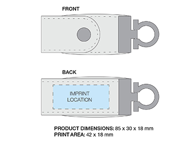 Cowboy Leather Usb Flash Drive