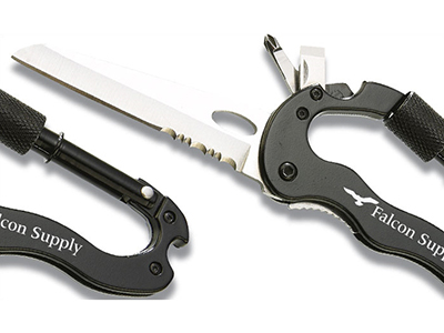 5 IN 1 ALUMINUM MULTIFUNCTIONAL CARABINEER