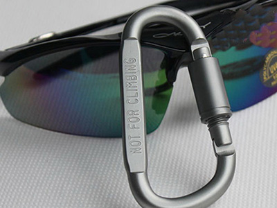 ALUMINUM D SHAPE CARABINEER