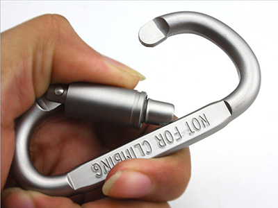 ALUMINUM D SHAPE CARABINEER