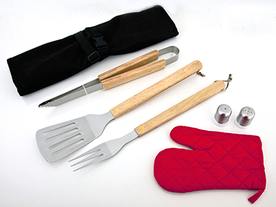 BBQ NOW APRON AND BBQ SET