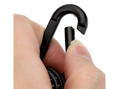 3 IN 1 DOUBLE SIDED MINI COMPASS CARABINEER