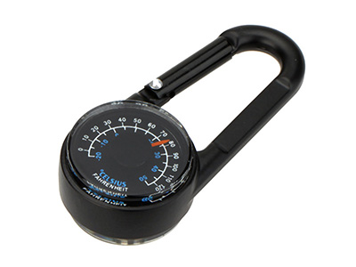 3 IN 1 DOUBLE SIDED MINI COMPASS CARABINEER