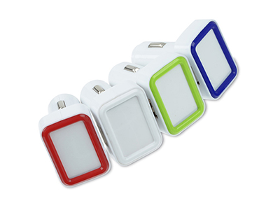 LED DUAL PORT CAR CHARGER