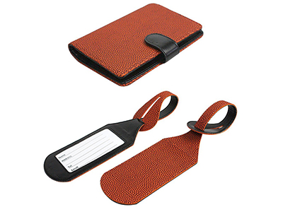 PASSPORT CASE WITH PEN HOLDER AND 2 MATCHING LUGGAGE TAGS