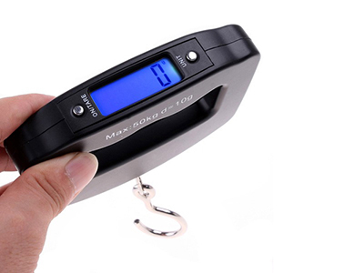50KG FISH HOOK HANGING DIGITAL LUGGAGE SCALE