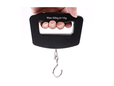 50KG FISH HOOK HANGING DIGITAL LUGGAGE SCALE