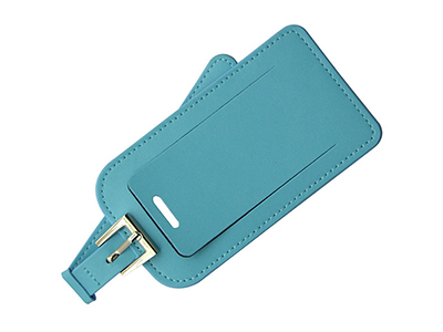 MICROFIBER LEATHER LUGGAGE TAG