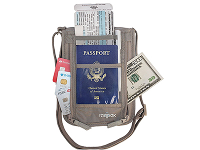 TRAVEL NECK WALLET