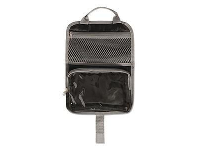 POLIESTER & PVC TOILETRY BAG