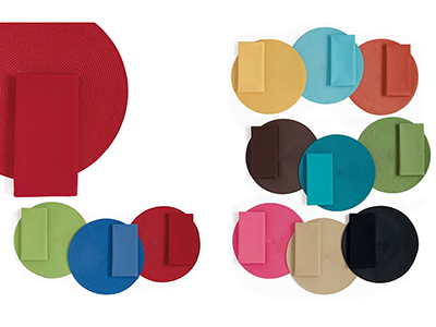 ROUND WOVEN OUTDOOR PLACEMAT