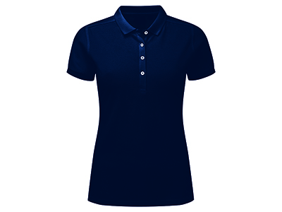 SLIM FIT COTTON POLO SHIRT, WOMEN