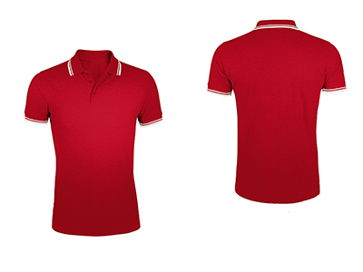 CONTRASTING STRIPES POLO SHIRT