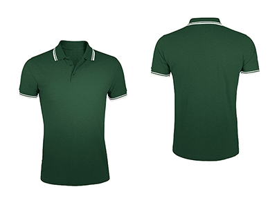 CONTRASTING STRIPES POLO SHIRT