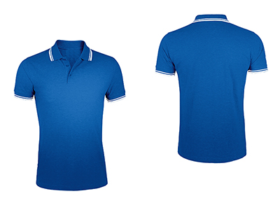 CONTRASTING STRIPES POLO SHIRT