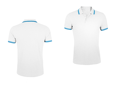 CONTRASTING STRIPES POLO SHIRT