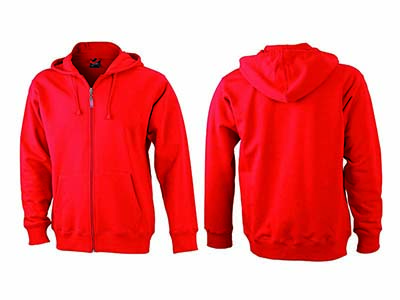 ZIPPER CLOSURE SWEATSHIRT, MEN