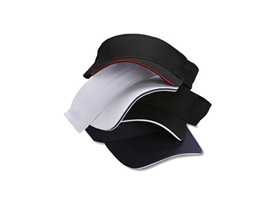 BRUSHED COTTON SANDWICH VISOR