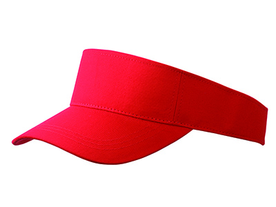 VISOR WITH SWEAT BAND