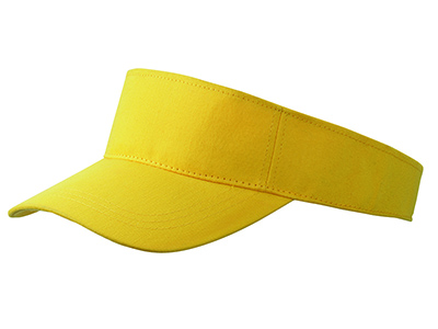 VISOR WITH SWEAT BAND