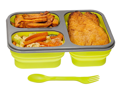 SILICONE COLLAPSIBLE LUNCH BOX