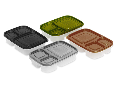 3-COMPARTMENT BENTO LUNCH BOX