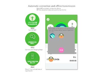 LEDO COUNTING FITNESS SKIPPING ROPE