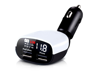 LED DISPLAY SMART CAR CHARGER
