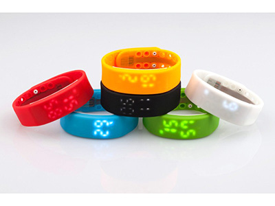 LED PEDOMETER BRACELET