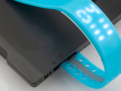 LED PEDOMETER BRACELET
