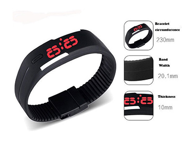 LED PEDOMETER BRACELET