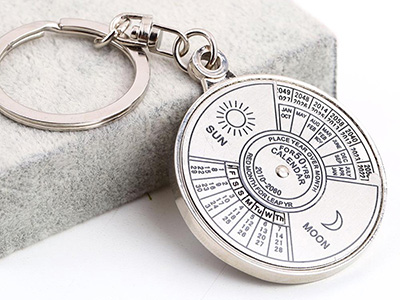 50 YEARS PERPETUAL CALENDAR & COMPASS