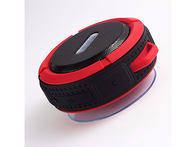 BLUETOOTH WATERPROOF SPEAKER C6 WITH SUCTION CUP