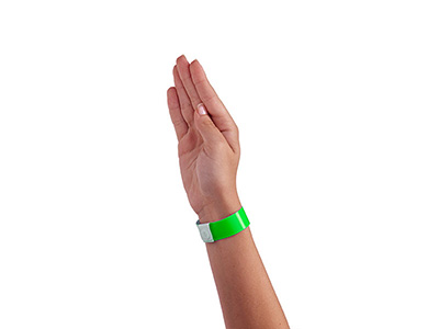 PLASTIC NARROW WRISTBAND