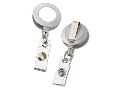 ALLIGATOR CLIP RETRACTABLE BADGE HOLDER