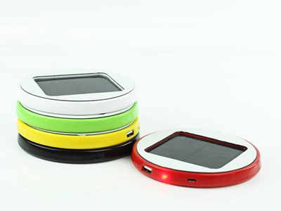 Window Solar Charger Circle Power Bank 