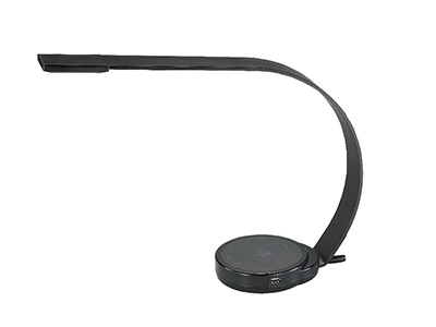 LED desk lamp with QI wireless charging 