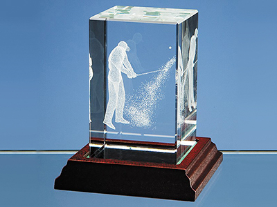 Custom 3D Crystal Award