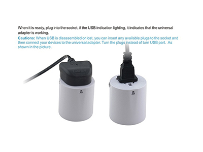 Universal Travel Multi-Purpose AC Wall Power Adapter 
