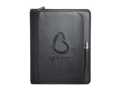 2-in-1 TECH Sleeve Zip Padfolio