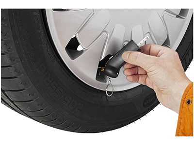 HANDI TIRE GAUGE AND KEY LIGHT