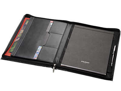 BALMAIN A4 ZIPPER PORTFOLIO