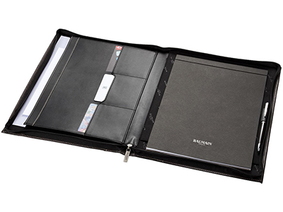 BALMAIN A4 ZIPPER PORTFOLIO