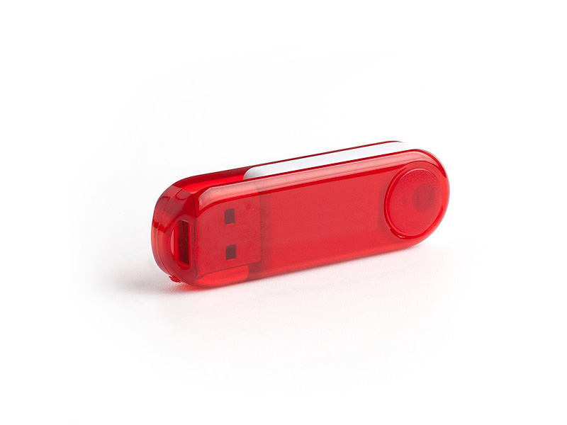 PLASTIC SWIVEL USB FLASH DRIVE