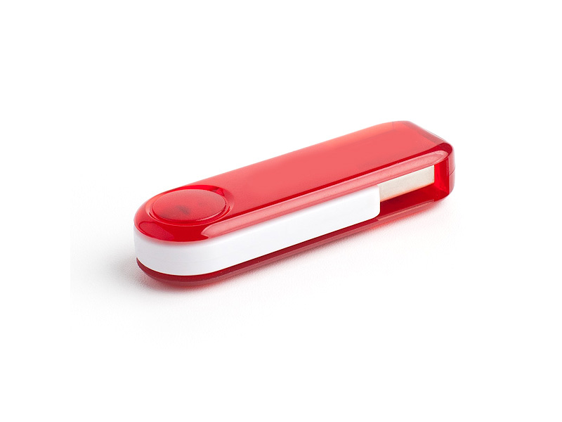 PLASTIC SWIVEL USB FLASH DRIVE