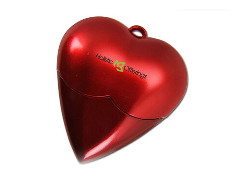 HEART SHAPE USB FLASH DRIVE